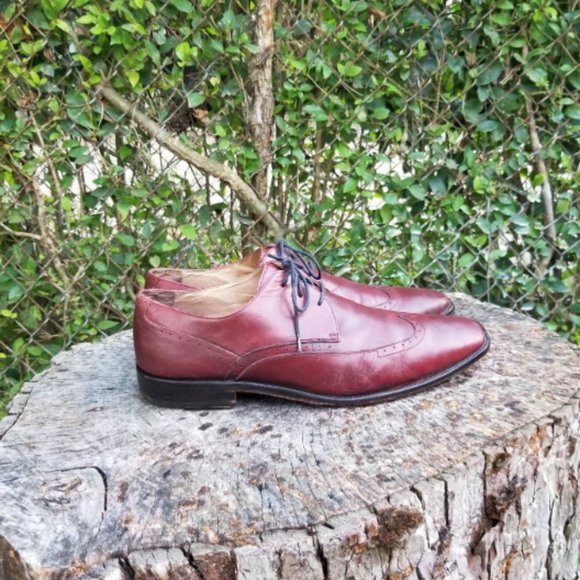 Sz 11 Johnston And Murphy Wingtip Dress Shoes main image 5